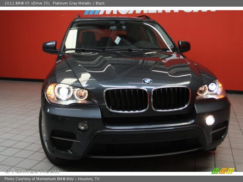 Platinum Gray Metallic / Black 2011 BMW X5 xDrive 35i