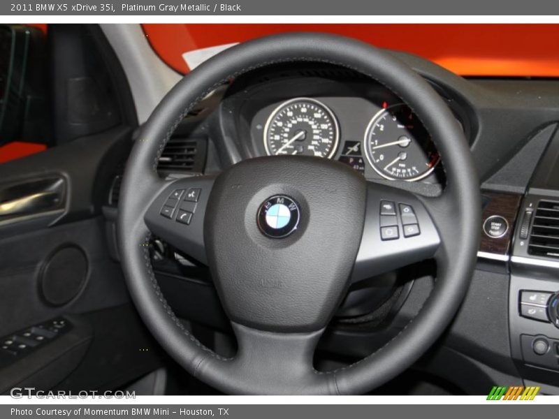 Platinum Gray Metallic / Black 2011 BMW X5 xDrive 35i