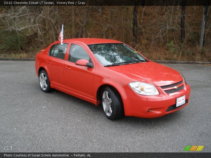 Victory Red / Gray 2010 Chevrolet Cobalt LT Sedan