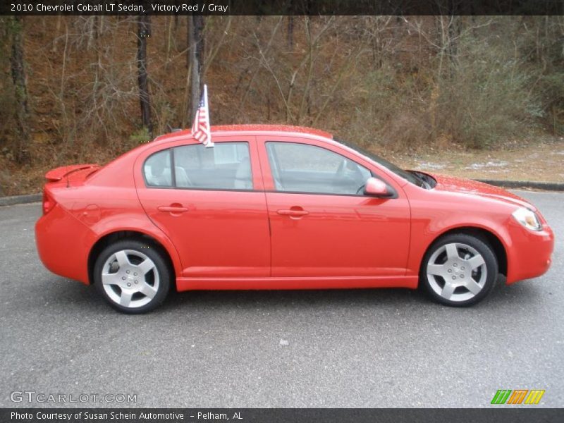 Victory Red / Gray 2010 Chevrolet Cobalt LT Sedan