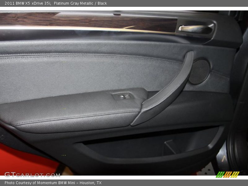 Platinum Gray Metallic / Black 2011 BMW X5 xDrive 35i