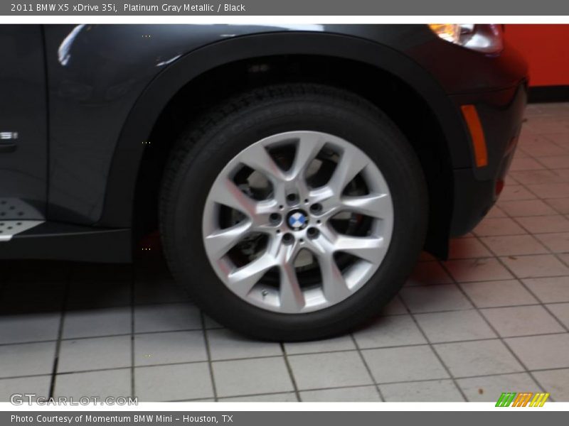 Platinum Gray Metallic / Black 2011 BMW X5 xDrive 35i
