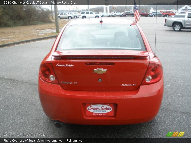 Victory Red / Gray 2010 Chevrolet Cobalt LT Sedan