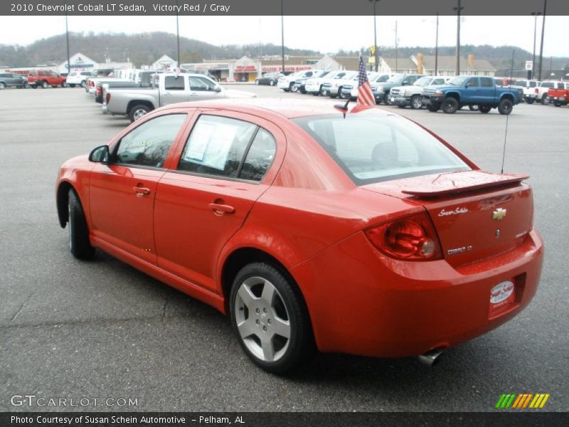Victory Red / Gray 2010 Chevrolet Cobalt LT Sedan