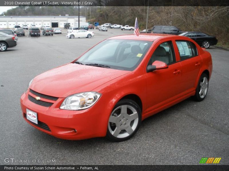 Victory Red / Gray 2010 Chevrolet Cobalt LT Sedan