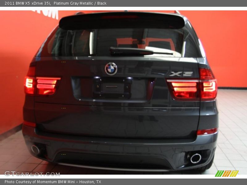 Platinum Gray Metallic / Black 2011 BMW X5 xDrive 35i