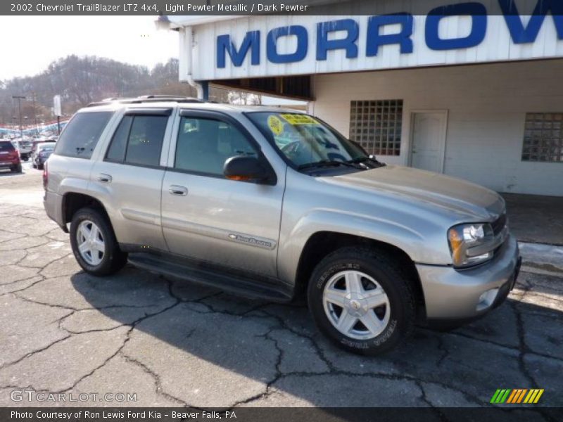 Light Pewter Metallic / Dark Pewter 2002 Chevrolet TrailBlazer LTZ 4x4