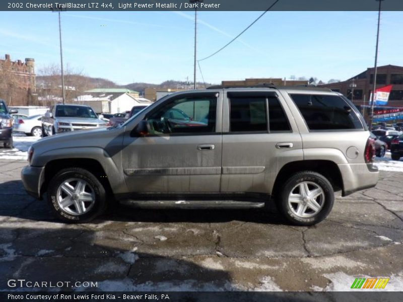 Light Pewter Metallic / Dark Pewter 2002 Chevrolet TrailBlazer LTZ 4x4
