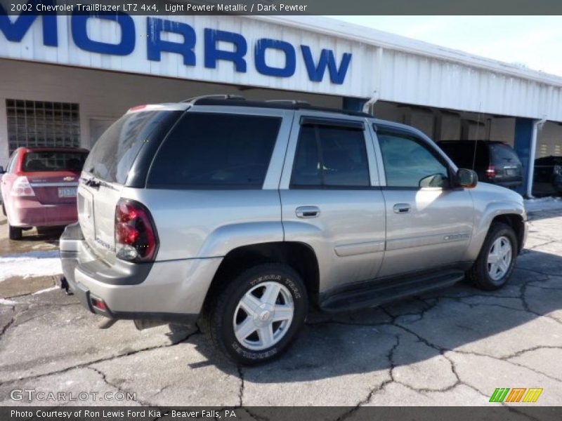 Light Pewter Metallic / Dark Pewter 2002 Chevrolet TrailBlazer LTZ 4x4