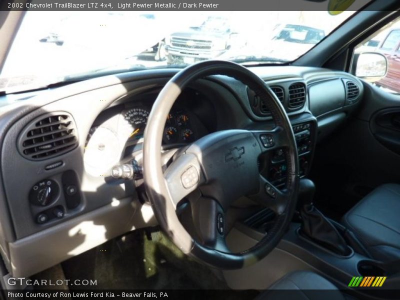 Light Pewter Metallic / Dark Pewter 2002 Chevrolet TrailBlazer LTZ 4x4