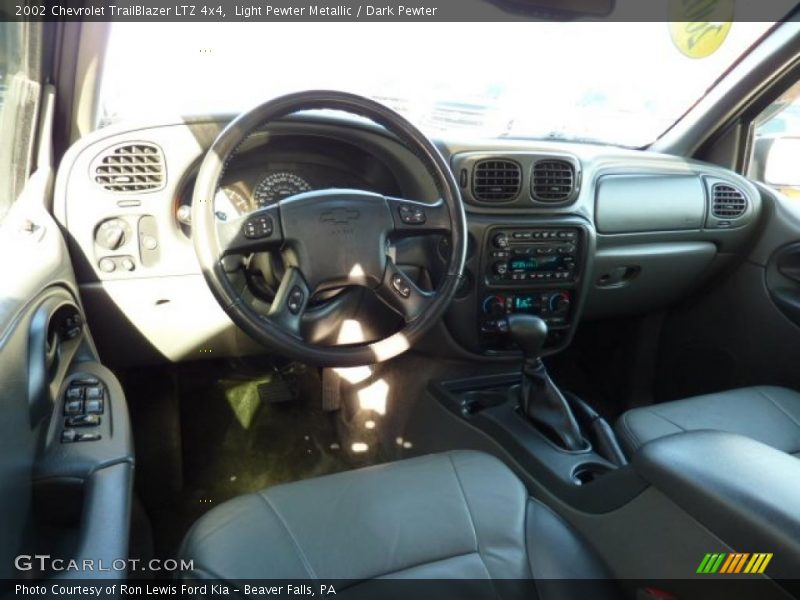 Light Pewter Metallic / Dark Pewter 2002 Chevrolet TrailBlazer LTZ 4x4