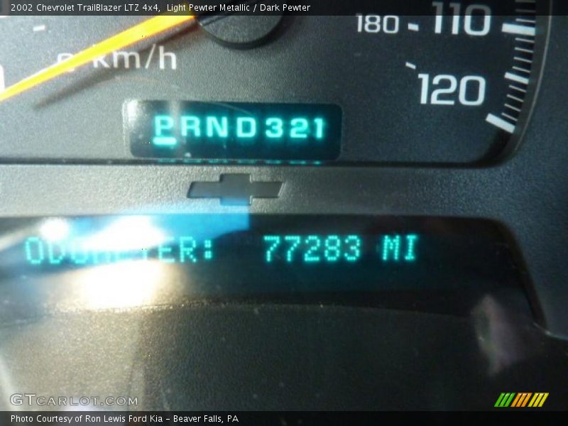 Light Pewter Metallic / Dark Pewter 2002 Chevrolet TrailBlazer LTZ 4x4
