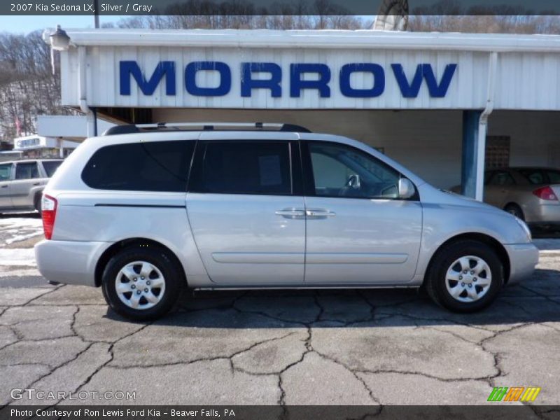 Silver / Gray 2007 Kia Sedona LX