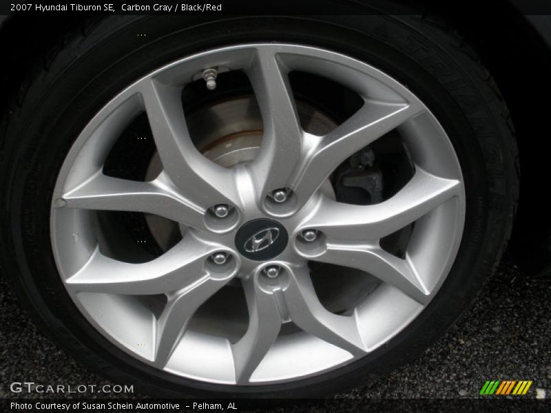 Carbon Gray / Black/Red 2007 Hyundai Tiburon SE