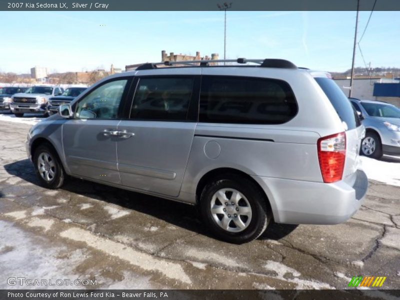 Silver / Gray 2007 Kia Sedona LX