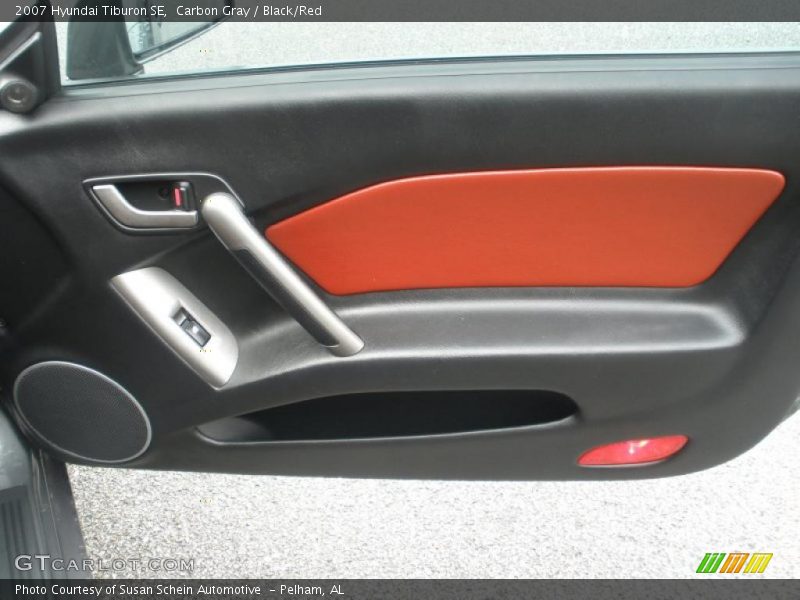 Carbon Gray / Black/Red 2007 Hyundai Tiburon SE