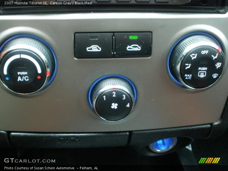 Carbon Gray / Black/Red 2007 Hyundai Tiburon SE