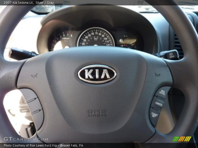 Silver / Gray 2007 Kia Sedona LX