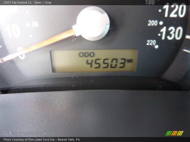 Silver / Gray 2007 Kia Sedona LX