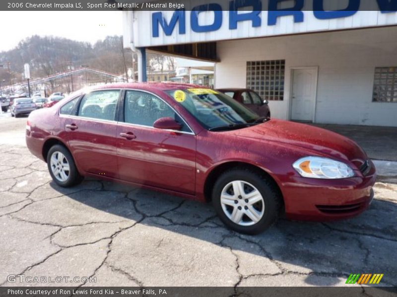 Sport Red Metallic / Neutral Beige 2006 Chevrolet Impala LS