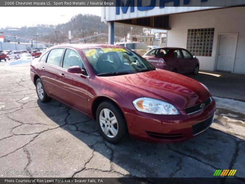 Sport Red Metallic / Neutral Beige 2006 Chevrolet Impala LS
