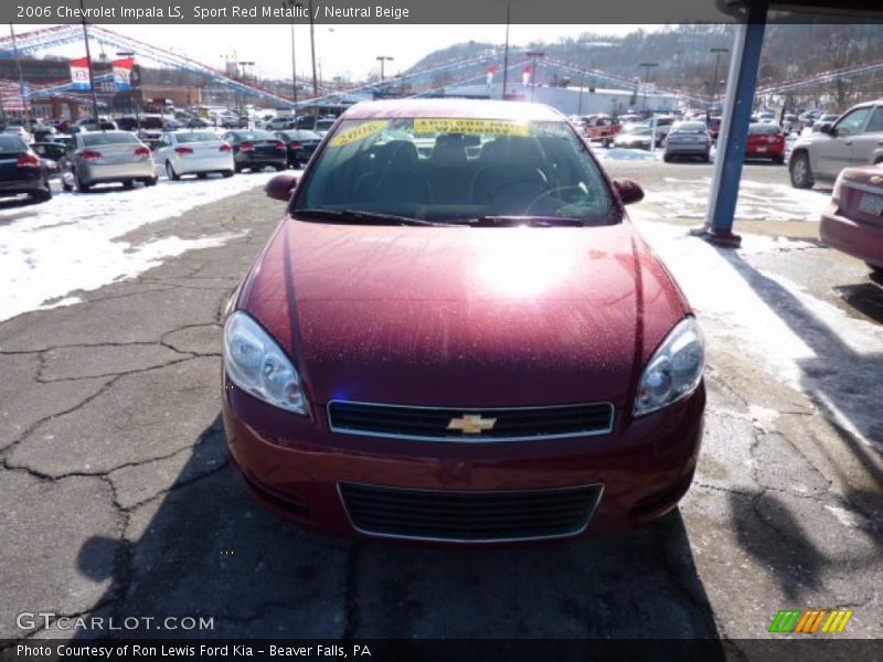 Sport Red Metallic / Neutral Beige 2006 Chevrolet Impala LS