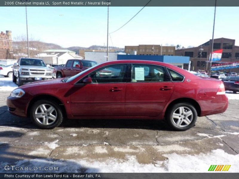 Sport Red Metallic / Neutral Beige 2006 Chevrolet Impala LS
