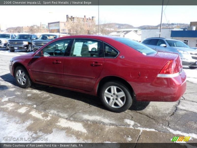 Sport Red Metallic / Neutral Beige 2006 Chevrolet Impala LS