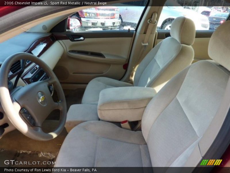 Sport Red Metallic / Neutral Beige 2006 Chevrolet Impala LS
