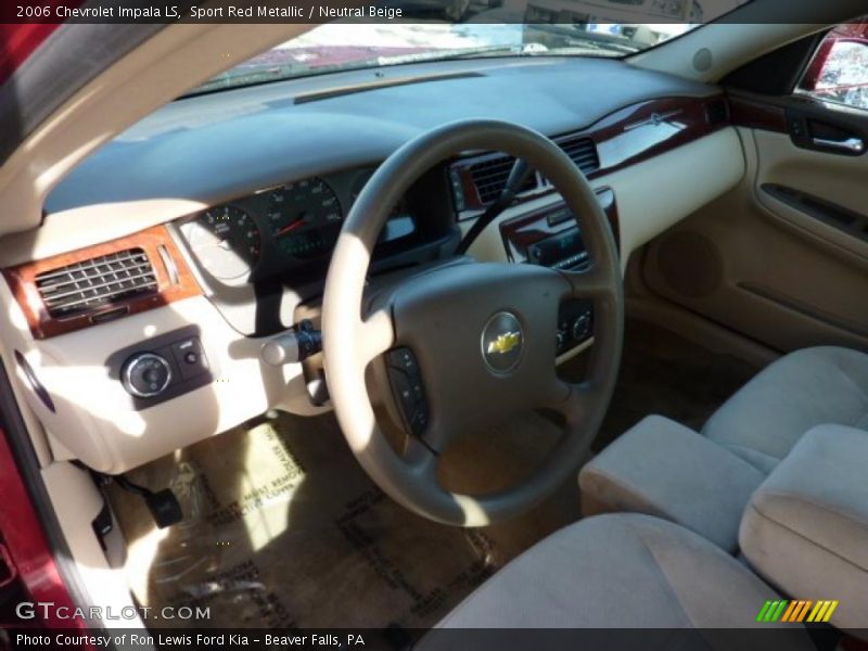Sport Red Metallic / Neutral Beige 2006 Chevrolet Impala LS