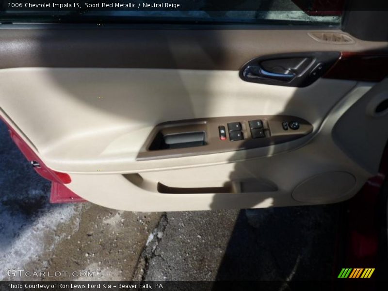 Sport Red Metallic / Neutral Beige 2006 Chevrolet Impala LS