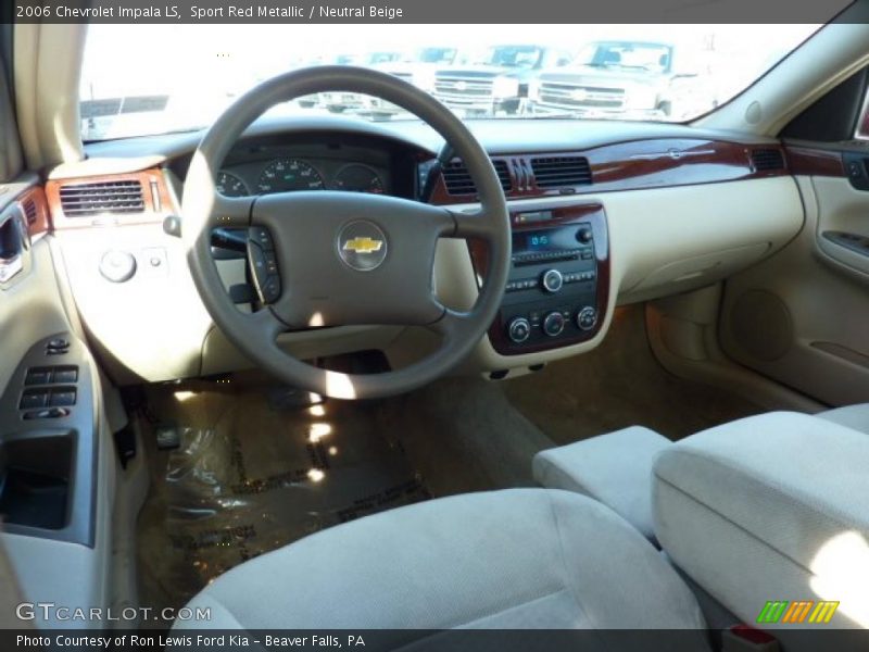Sport Red Metallic / Neutral Beige 2006 Chevrolet Impala LS