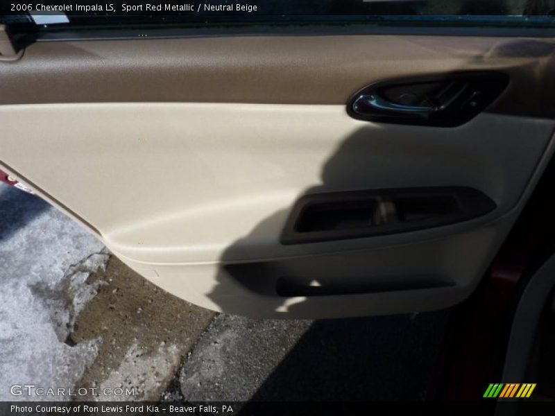Sport Red Metallic / Neutral Beige 2006 Chevrolet Impala LS