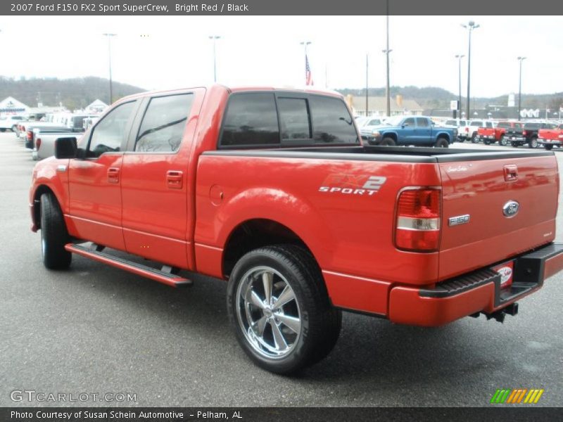 Bright Red / Black 2007 Ford F150 FX2 Sport SuperCrew
