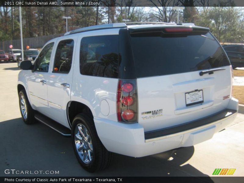 Summit White / Ebony 2011 GMC Yukon Denali AWD