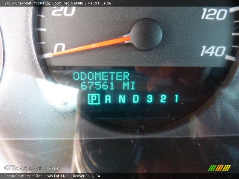 Sport Red Metallic / Neutral Beige 2006 Chevrolet Impala LS