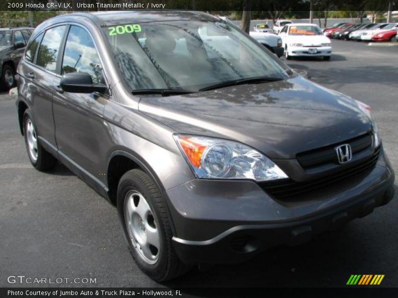 Urban Titanium Metallic / Ivory 2009 Honda CR-V LX