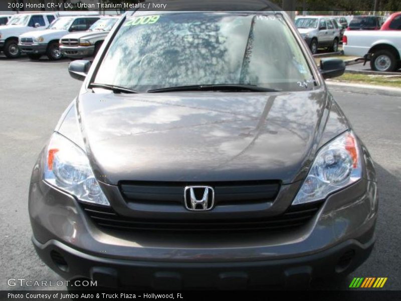 Urban Titanium Metallic / Ivory 2009 Honda CR-V LX