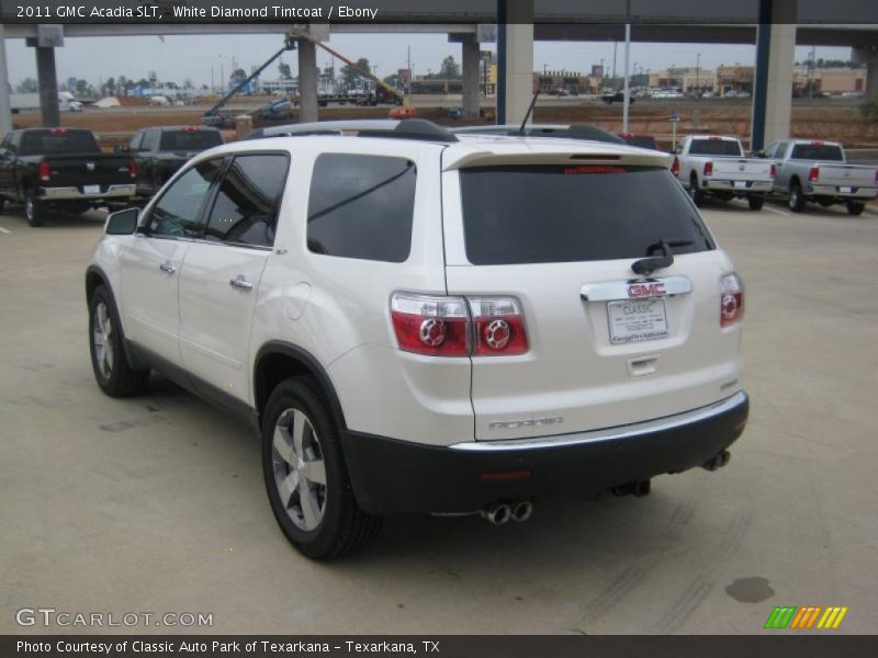 White Diamond Tintcoat / Ebony 2011 GMC Acadia SLT