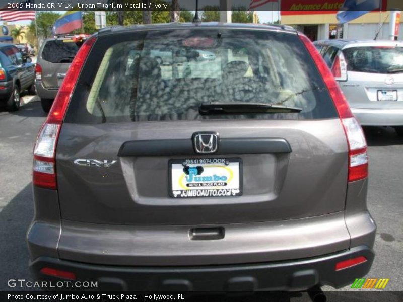 Urban Titanium Metallic / Ivory 2009 Honda CR-V LX