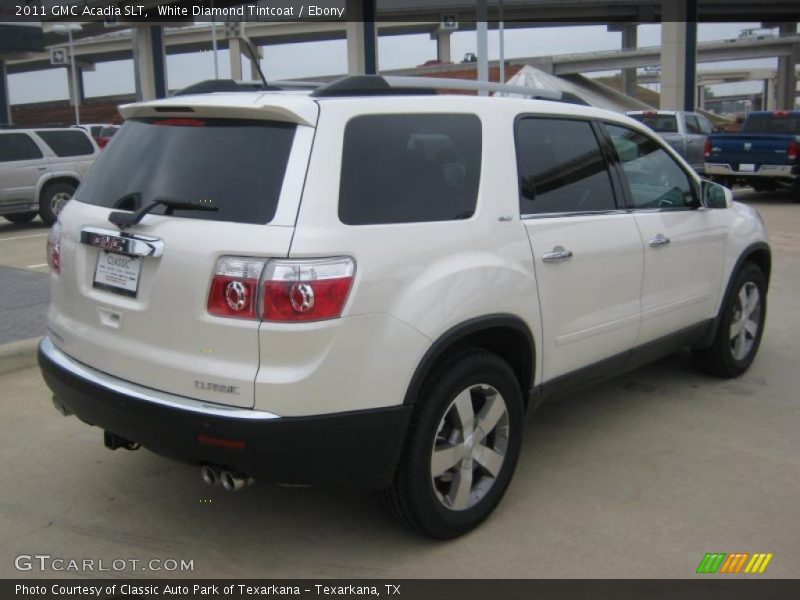 White Diamond Tintcoat / Ebony 2011 GMC Acadia SLT