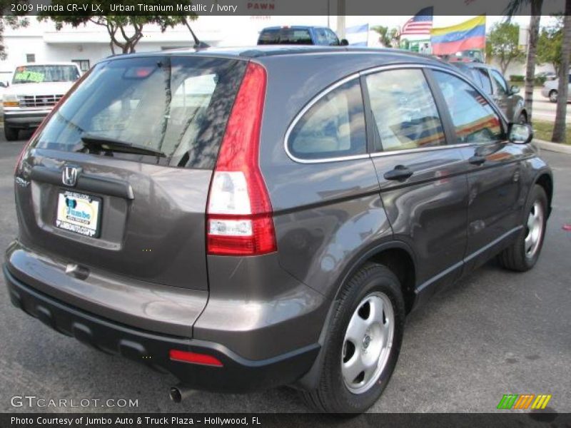 Urban Titanium Metallic / Ivory 2009 Honda CR-V LX