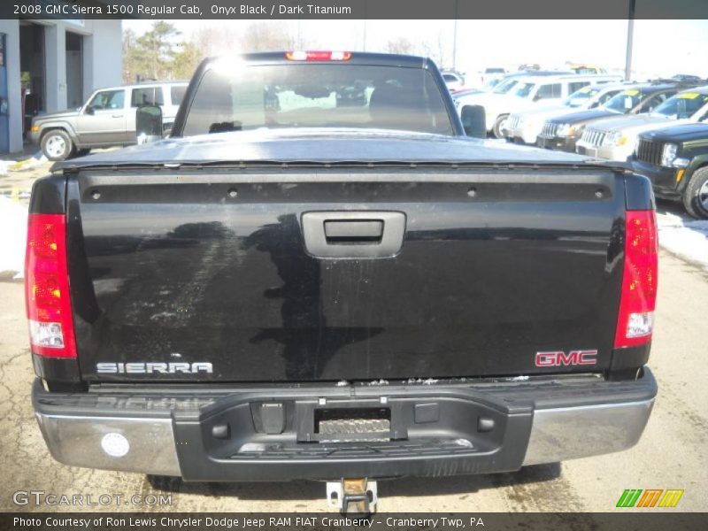 Onyx Black / Dark Titanium 2008 GMC Sierra 1500 Regular Cab