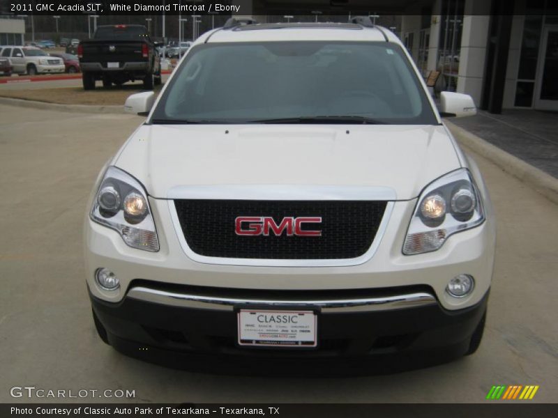 White Diamond Tintcoat / Ebony 2011 GMC Acadia SLT