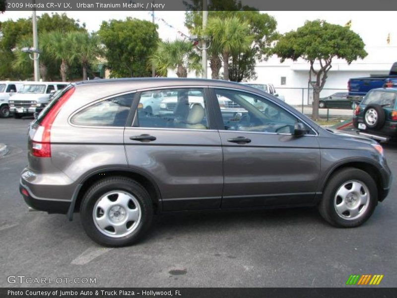 Urban Titanium Metallic / Ivory 2009 Honda CR-V LX