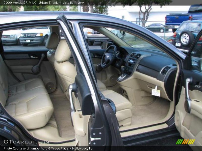 Urban Titanium Metallic / Ivory 2009 Honda CR-V LX