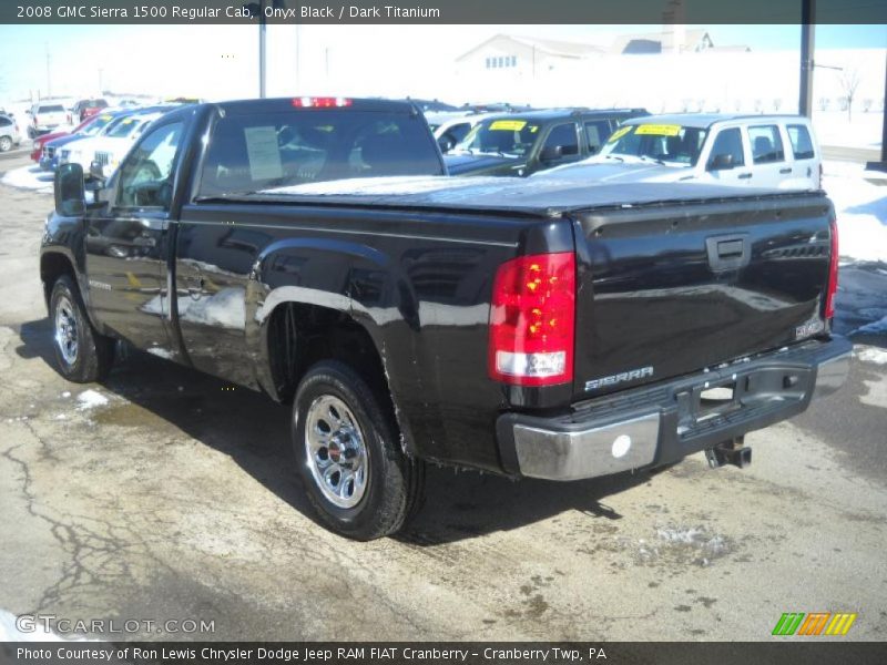 Onyx Black / Dark Titanium 2008 GMC Sierra 1500 Regular Cab