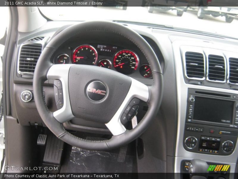 White Diamond Tintcoat / Ebony 2011 GMC Acadia SLT