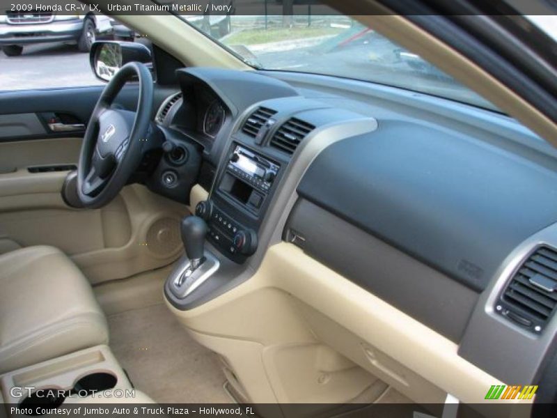 Urban Titanium Metallic / Ivory 2009 Honda CR-V LX