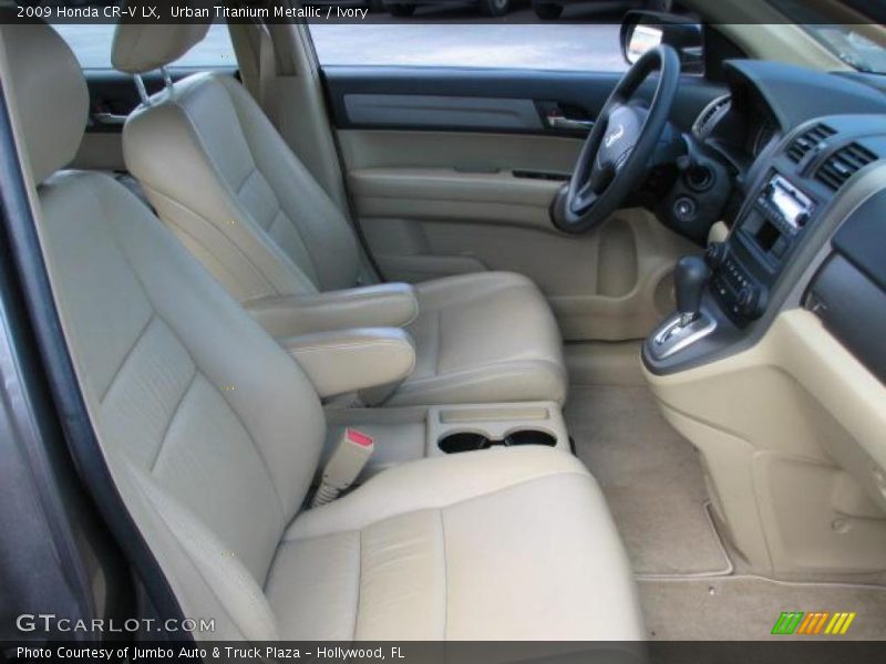 Urban Titanium Metallic / Ivory 2009 Honda CR-V LX